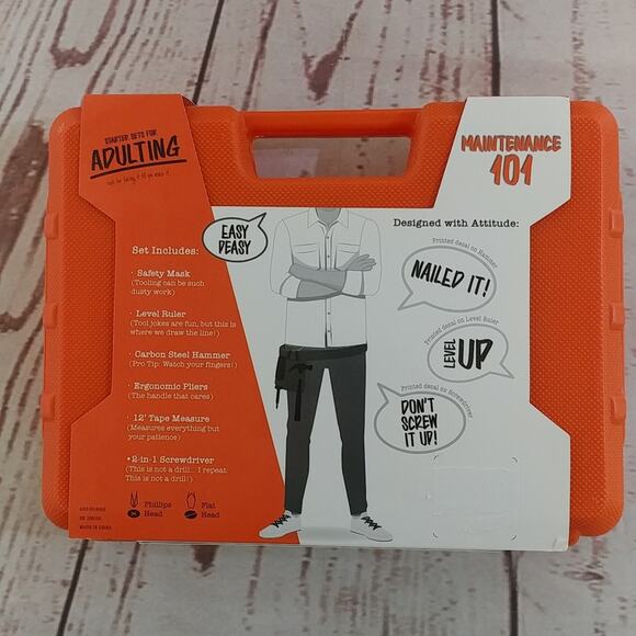 Maintenance 101 6 Piece Tool Set Orange Case - Picture 2 of 3